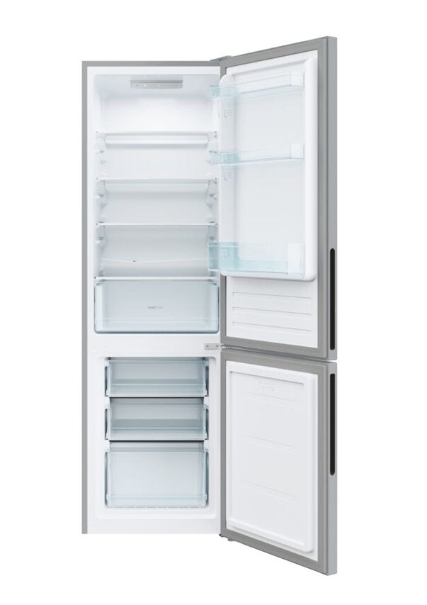 Candy CCT3L517ES City Frigorifero Combinato A Libera Installazione, Tecnologia Low Frost , App hOn, Classe E, Argento