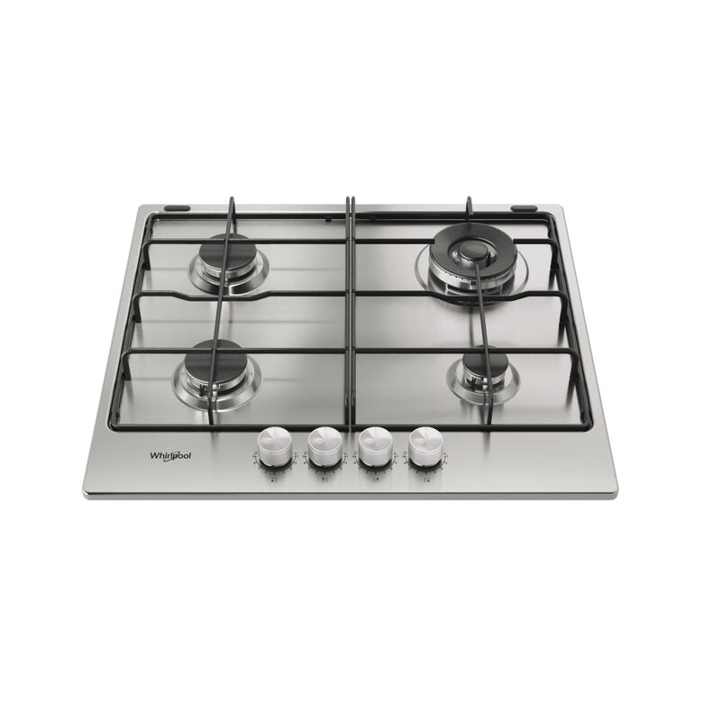 Whirlpool TGML 651 IX Acciaio inossidabile Da incasso 55 cm Gas 4 Fornello(i)