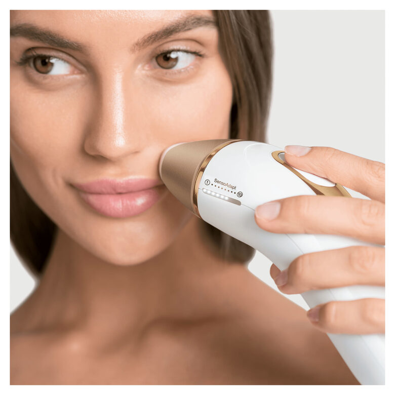 Braun Silk-expert Pro Silk expert Pro 5 PL5154 Epilatore A Luce Pulsata Donna, Per La Rimozione Permanente Dei Peli Visibili A Casa Tua, Bianco/Oro