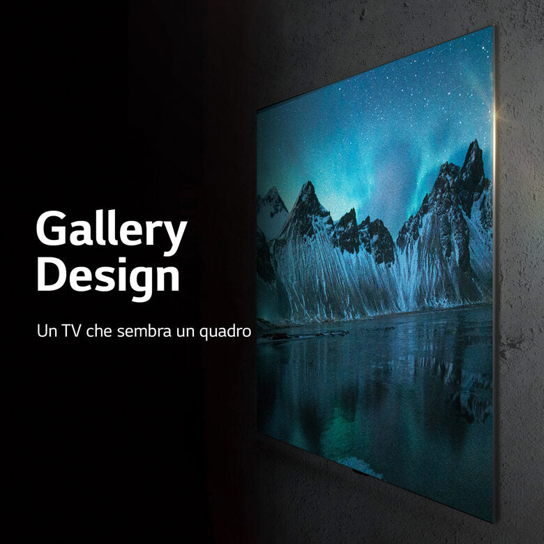LG OLED evo Gallery Edition 4K 77'' Serie G2 OLED77G26LA Smart TV