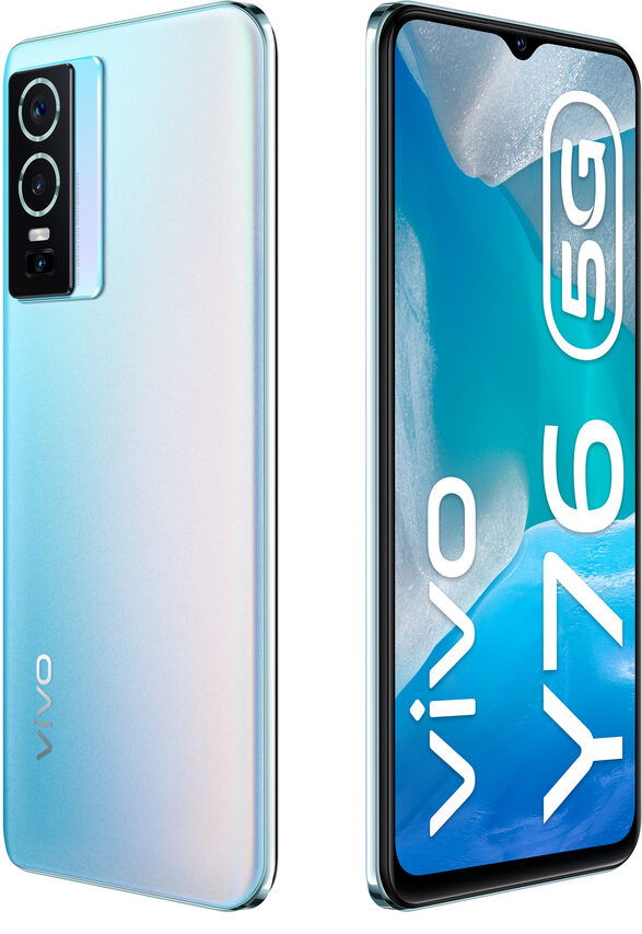 VIVO Y76 5G 16,7 cm (6.58") Doppia SIM Android 12 USB tipo-C 8 GB 128 GB 4100 mAh Blu