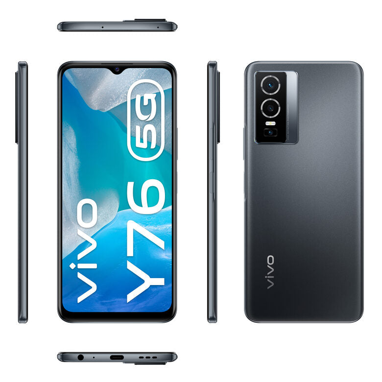 VIVO Y76 5G 16,7 cm (6.58") Doppia SIM Android 12 USB tipo-C 8 GB 128 GB 4100 mAh Nero