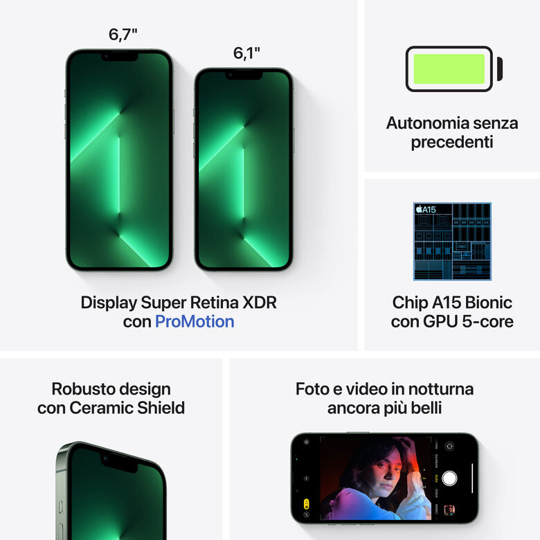 Apple iPhone 13 Pro 512GB Verde alpino
