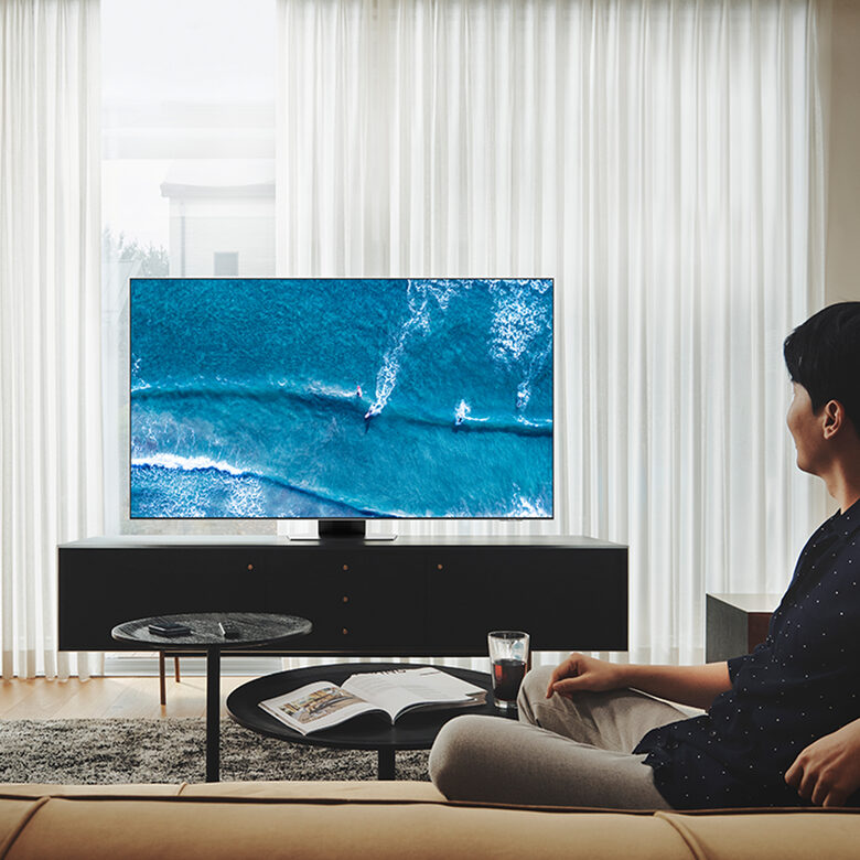 Samsung Neo QLED 4K 65” QE65QN85B Smart TV Wi-Fi Bright Silver
