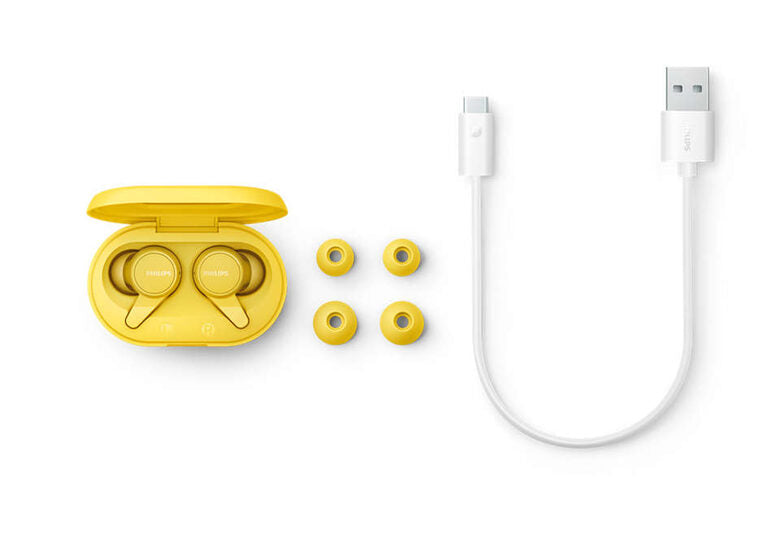 Philips 1000 series TAT1207YL/00 cuffia e auricolare Wireless In-ear Bluetooth Giallo