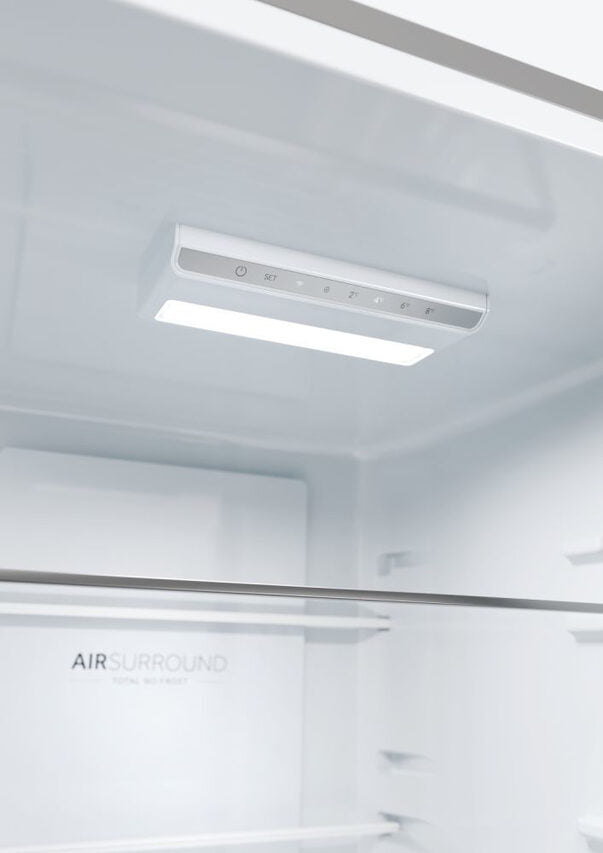 Haier 2D 60 Serie 1 HDW1618DNPK frigorifero con congelatore Libera installazione 341 L D Argento