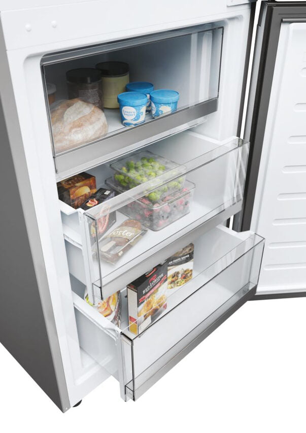 Haier 2D 60 Serie 1 HDW1618DNPK frigorifero con congelatore Libera installazione 341 L D Argento