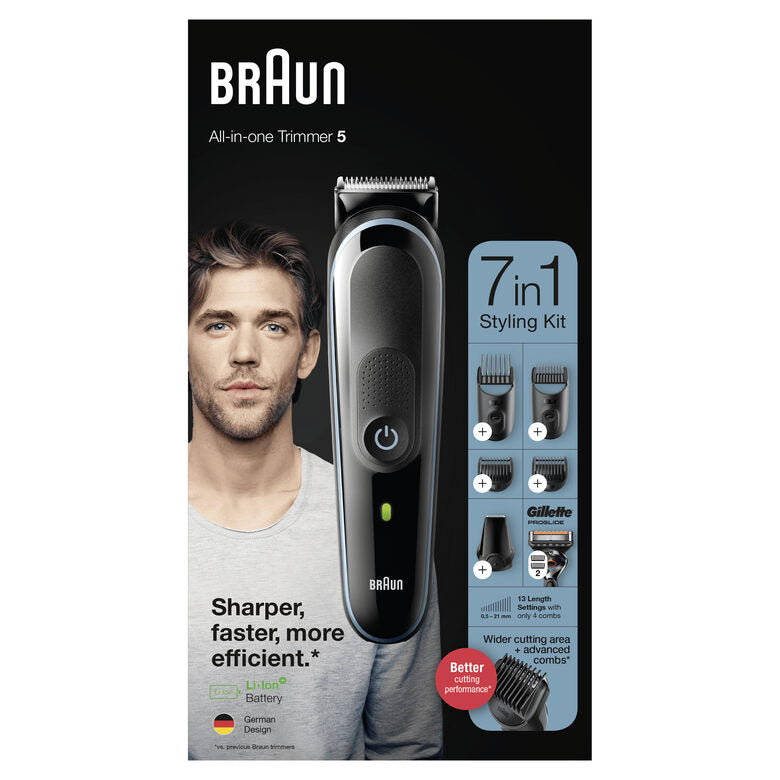 Braun All-in-one MGK5355 Nero, Blu