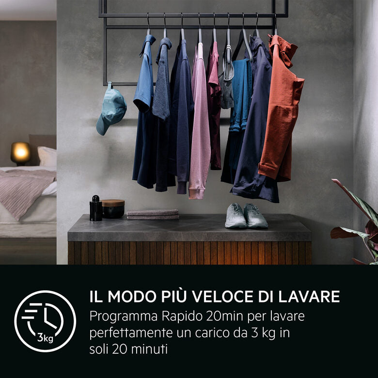 AEG Series 7000 LAVATRICE CARICA FRONTALE 10 KG CLASSE A-40% 1400 GIRI XLR7FBGH10V4 MADE IN ITALY