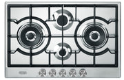 De’Longhi NSL 475 X piano cottura Acciaio inox Da incasso 75 cm Gas 4 Fornello(i)