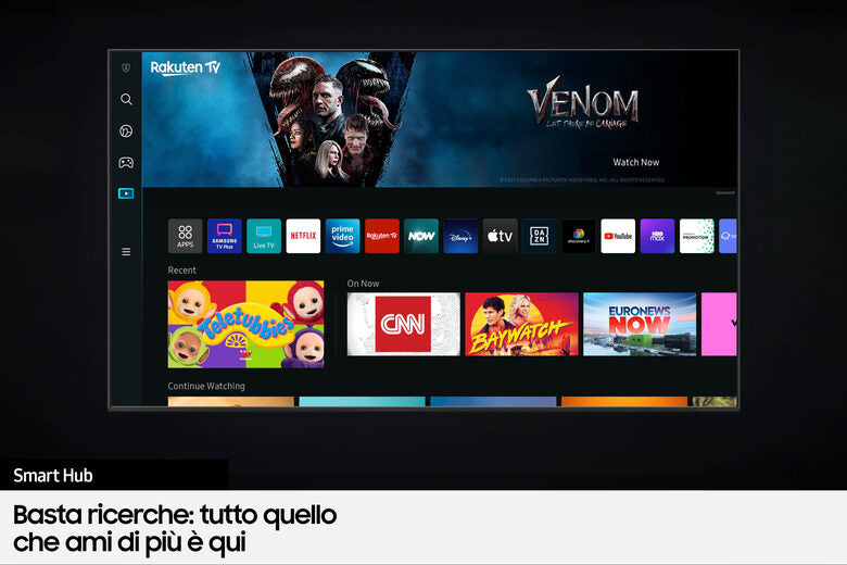 Samsung Series 6 TV QLED 4K 85” QE85Q60B Smart TV Wi-Fi Black, Quantum HDR, Ultra sottile, Colori Ultra luminosi, Suono dinamico