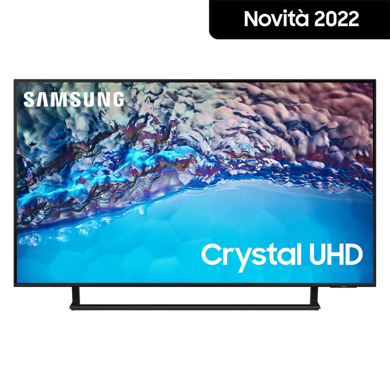 Samsung Series 8 TV Crystal UHD 4K 43” UE43BU8570 Smart TV Wi-Fi Black, Ultra sottile, Colori reali, Gaming mode, Suono dinamico