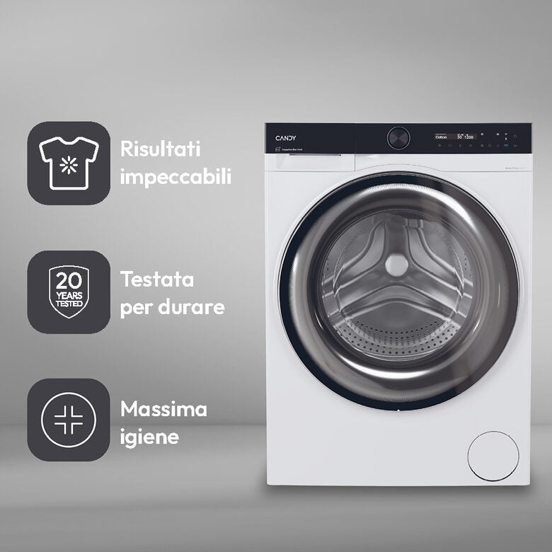 Candy BS 411B9-S Lavatrice carica frontale ProWash 700 Libera installazione 11kg 1400rpm (A) 16 programmi Controllo remoto