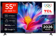 TCL P6L TV 55P6L 55” 4K HDR, Direct LED, Google TV, HDR10, Dolby Audio, Game Master, VRR, Google Assistant & Alexa, AirPlay 2