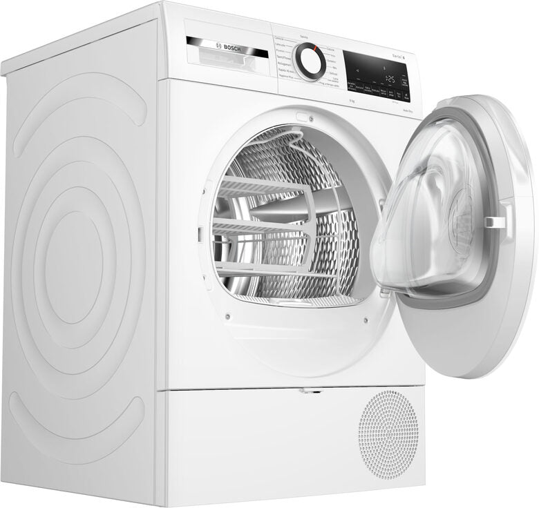 Bosch Serie 6 WQG243D6IT asciugatrice Libera installazione Caricamento frontale 9 kg Bianco