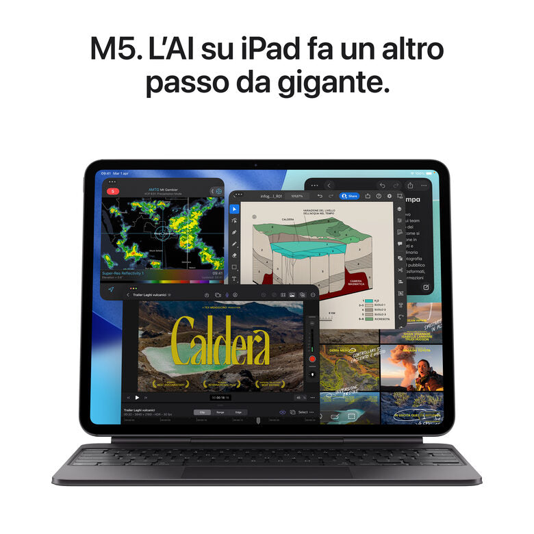 Apple iPad Pro 13" Pro Wi‑Fi + Cellular 256GB display standard Argento