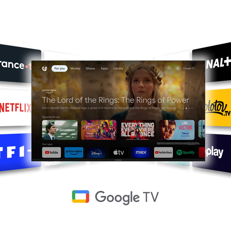 Thomson 50QG5C14 TV 127 cm (50") 4K Ultra HD Smart TV Wi-Fi Grigio