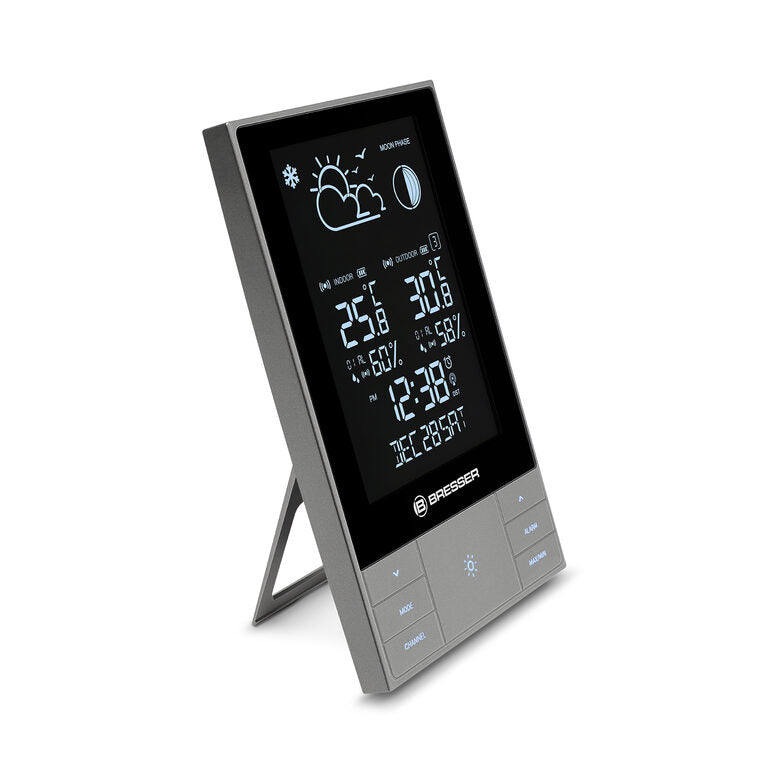 Explore Bresser Optics ClimateTemp NDV Antracite, Metallico, Argento LCD DC/Batteria