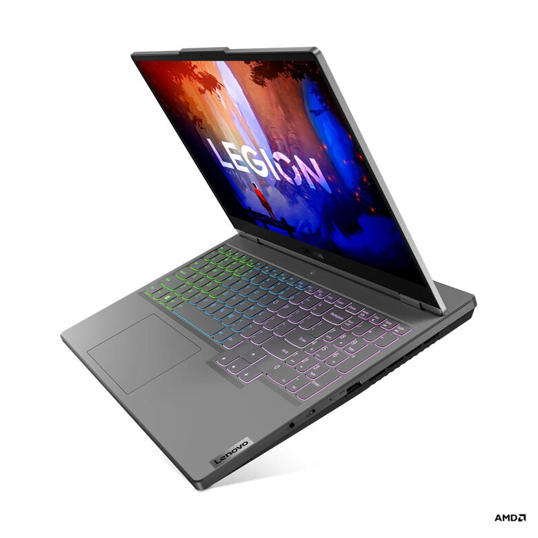 Lenovo Legion 5 15ARH7H 6600H Computer portatile 39,6 cm (15.6") Full HD AMD Ryzen™ 5 16 GB DDR5-SDRAM 512 GB SSD NVIDIA GeForce RTX 3060 Wi-Fi 6E (802.11ax) Windows 11 Home Grigio