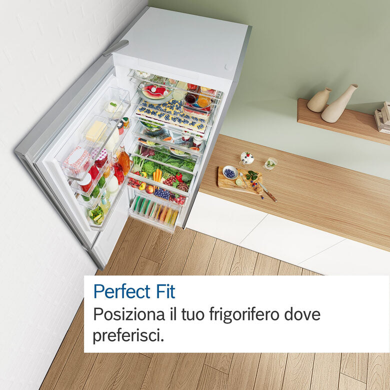Bosch Serie 6 KGN39AIAT frigorifero con congelatore Libera installazione 363 L A Acciaio inox