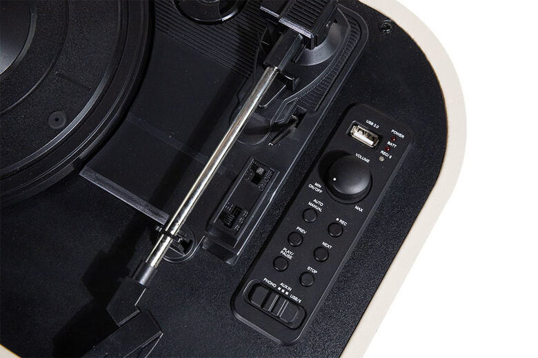 Trevi SALLY GIRADISCHI STEREO WIRELESS USB AUX-IN BATTERIA RICARICABILE TT 1020 BT BEIGE