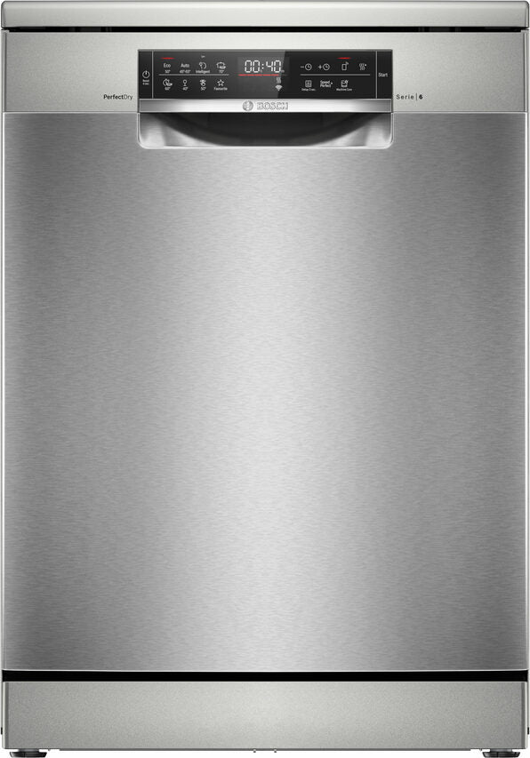 Bosch Serie 6 SMS6ZCI16E Lavastoviglie da libera installazione 60 cm Acciaio Classe B