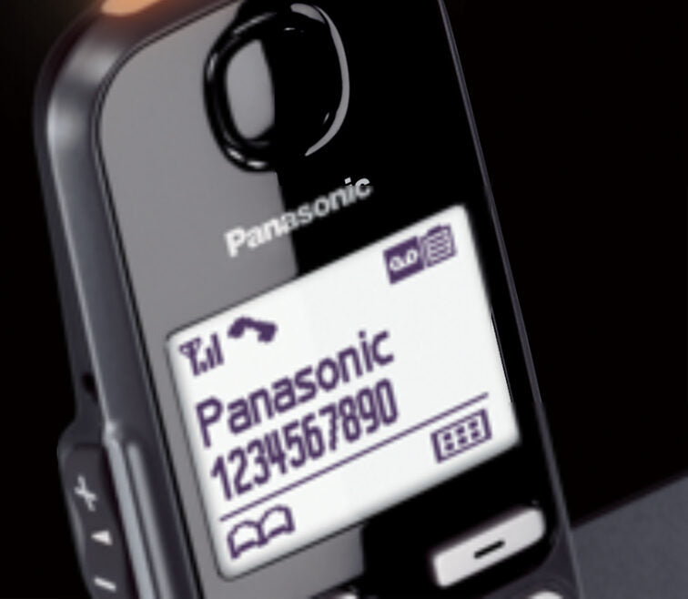Panasonic KX-TGE260JTB telefono Telefono DECT Identificatore di chiamata Nero
