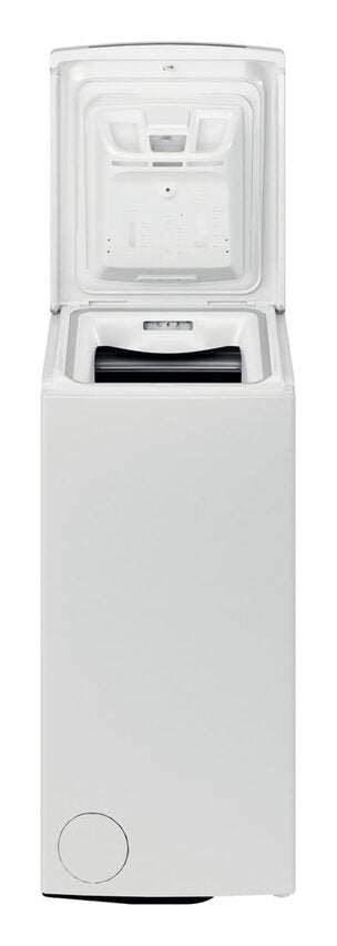 Hotpoint Ariston WMTG725BIT Lavatrice A Carica Dall'alto Libera Installazione 7 Kg, 1200 Giri, Antimacchia, Classe B, Bianco