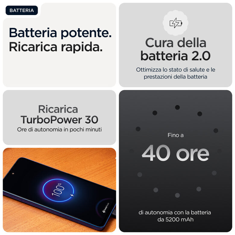 Motorola moto g56 5G 17,1 cm (6.72") Dual SIM ibrida Android 15 USB tipo-C 8 GB 256 GB 5200 mAh Nero