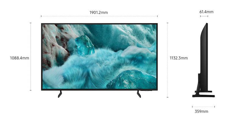 Samsung Smart TV 85" QE85Q7FAAUXZT Televisione QLED 4K DVB-T2 HEVC MAIN 10 2025