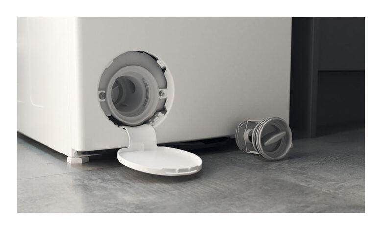 Hotpoint Ariston WMTG725BIT Lavatrice A Carica Dall'alto Libera Installazione 7 Kg, 1200 Giri, Antimacchia, Classe B, Bianco
