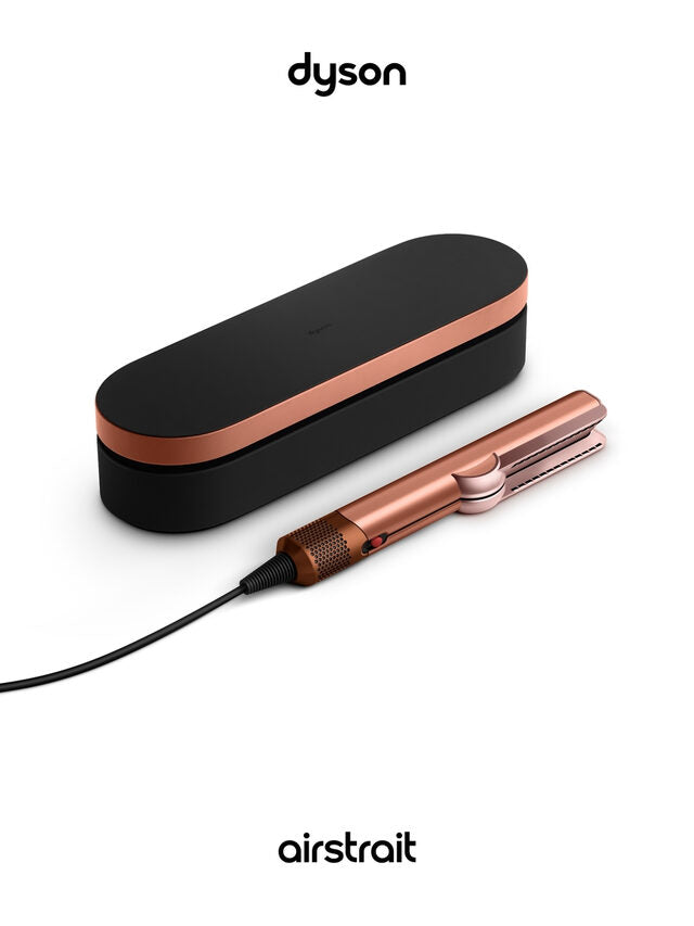 Dyson Airstrait Piastra Asciugacapelli strawberry bronze, Piastra per capelli