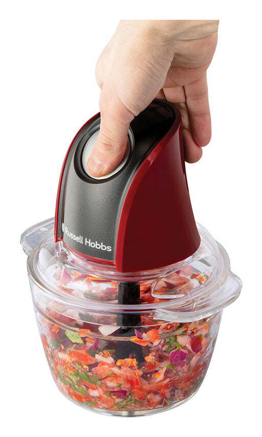 Russell Hobbs 27130-56 tritaverdure elettrico 0,5 L 200 W Nero, Rosso, Trasparente