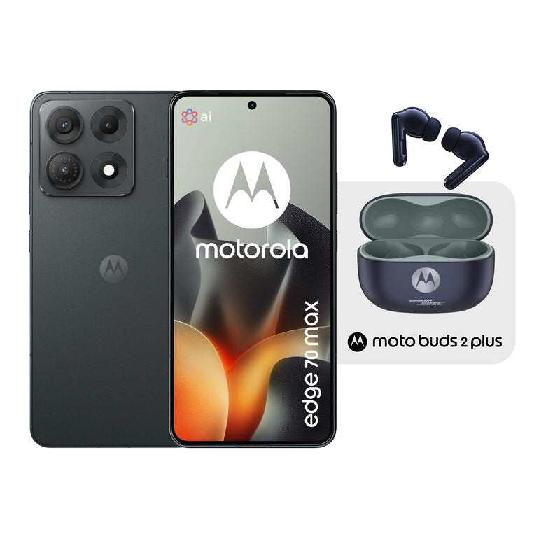 Motorola edge 70 max + moto buds 2 plus 17,3 cm (6.82") Doppia SIM Android 16.0 5G USB tipo-C 8 GB 256 GB 7100 mAh Grigio
