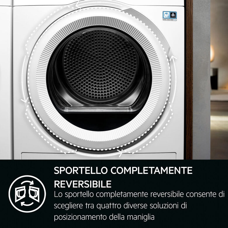 AEG TR7HE1C9 asciugatrice Libera installazione Caricamento frontale 9 kg Bianco