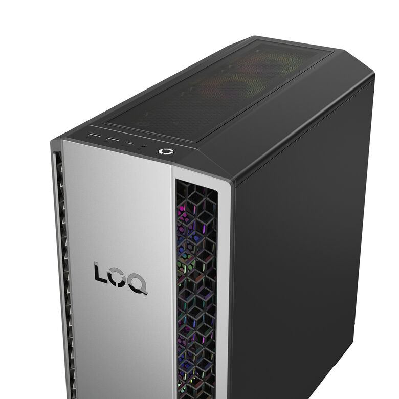 Lenovo LOQ | Desktop Gaming Tower | Processore AMD Ryzen 7 8745HX | memoria RAM 16GB | Memoria SSD 512GB | Scheda Grafica NVIDIA RTX 5050 8GB | Sistema Operativo WINDOWS 11 HOME | 26L_LUNA_GREY