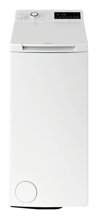 Hotpoint Ariston WMTG725BIT Lavatrice A Carica Dall'alto Libera Installazione 7 Kg, 1200 Giri, Antimacchia, Classe B, Bianco