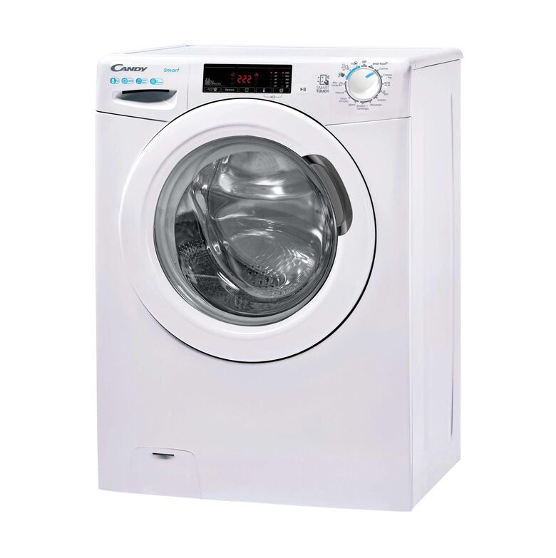 Candy CSS 128TW4-11 Smart Lavatrice A Libera Installazione 8 Kg, 1200 Giri, Vapore, Wi-Fi, Classe B, Bianco