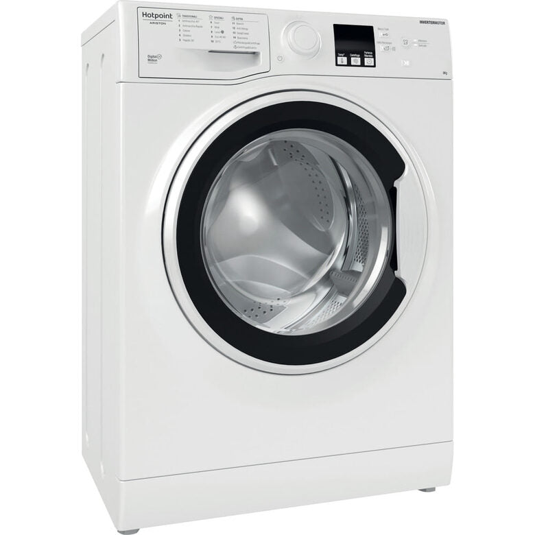 Hotpoint Ariston RSSF 624 W IT N Lavatrice Slim A Libera Installazione 6 Kg, 1200 Giri, Anti Allergy, Cura Della Lana, Classe C, Bianco
