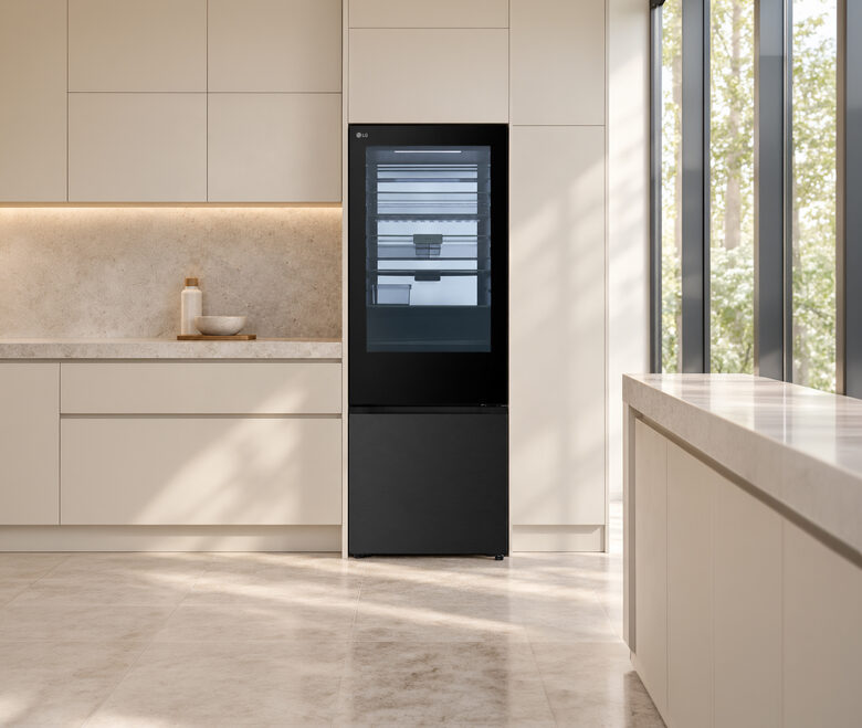 LG GBGW92GCEV Frigorifero combinato 70 cm InstaView Classe C Essence Black Steel
