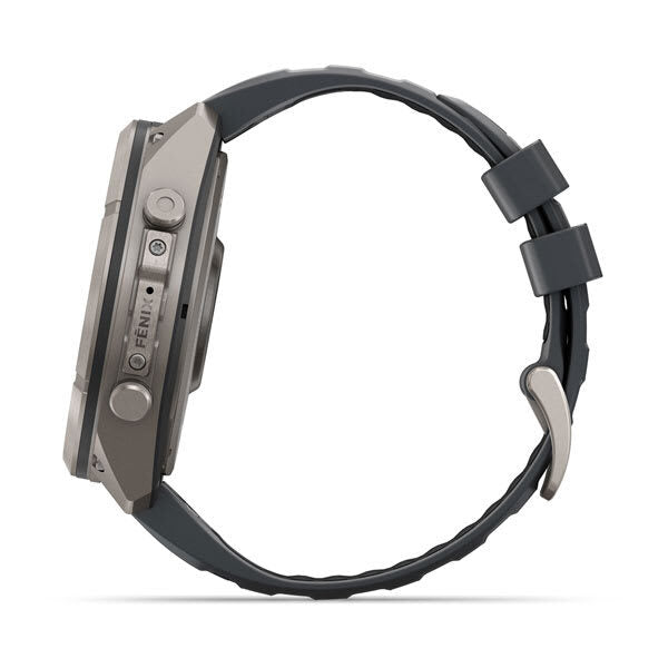 Garmin fēnix 9 Pro 3,56 cm (1.4") AMOLED 47 mm Digitale 454 x 454 Pixel Touch screen Titanio Wi-Fi GPS (satellitare)