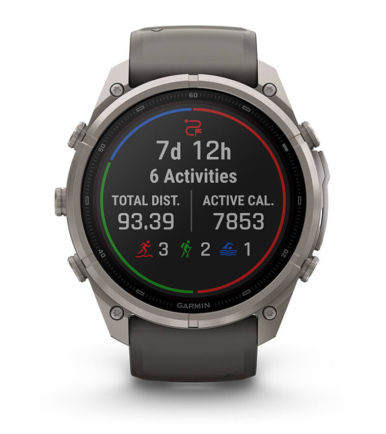 Garmin fēnix 9 Pro 3,56 cm (1.4") AMOLED 47 mm Digitale 454 x 454 Pixel Touch screen Titanio Wi-Fi GPS (satellitare)