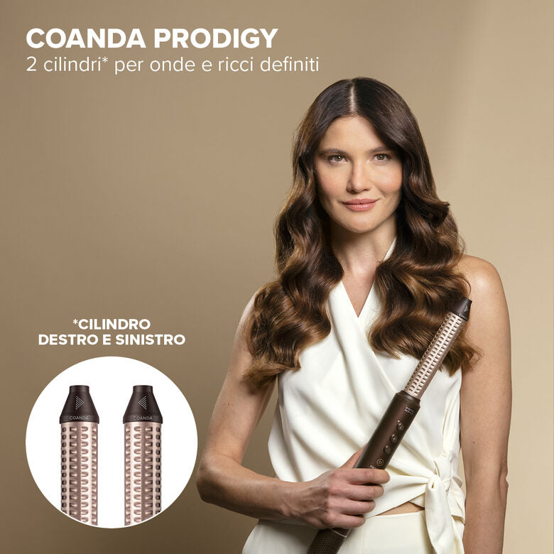 Bellissima Imetec Prodigy 11956 Styler Digitale ad Aria Calda 1200 W con 6 Accessori, Tecnologia Coanda e Ion Ceramic Hi-Pro