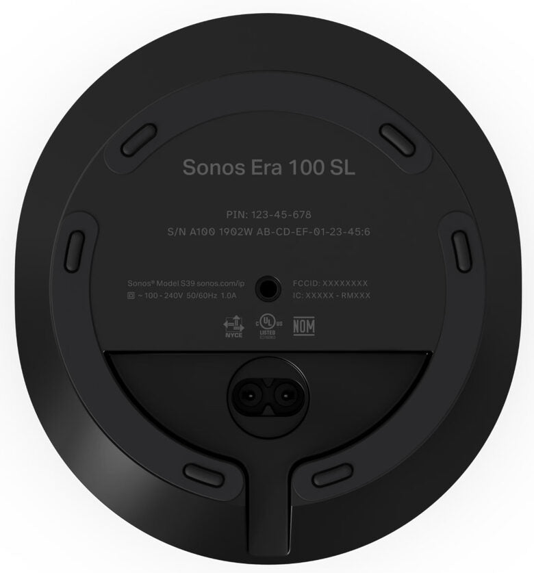 Sonos Era 100 SL Range completo Nero Cablato