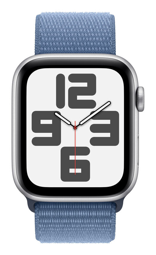 Apple Watch SE GPS Cassa 44mm in Alluminio con Cinturino Sport Loop Blu Inverno