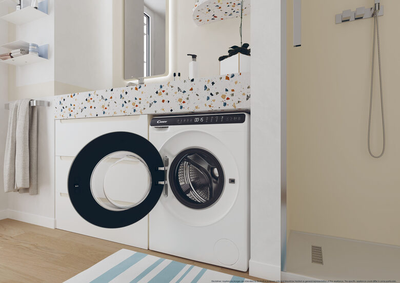 Candy CW50-BP12307G-S lavatrice Caricamento frontale 5 kg 1200 Giri/min Bianco