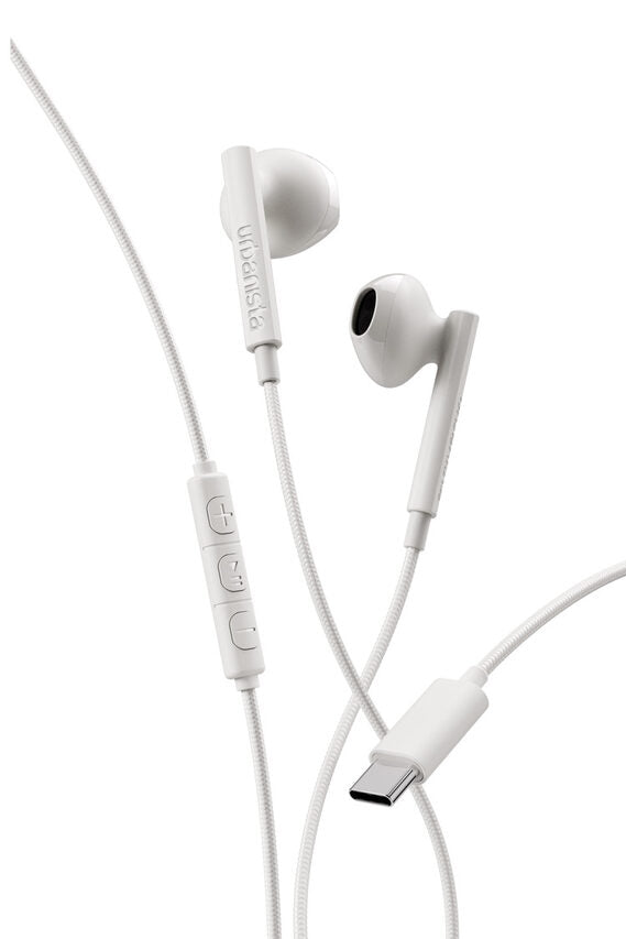 Urbanista San Francisco 2 Auricolare Cablato In-ear Musica e Chiamate USB tipo-C Bianco