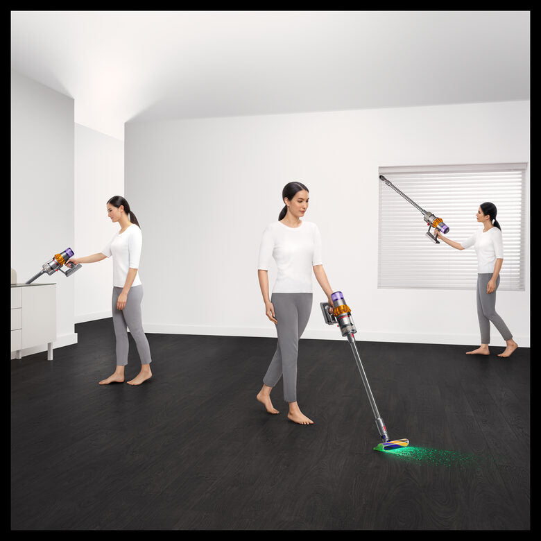 Dyson V15 Detect Absolute Aspirapolvere a bastone 2 in 1 Batteria Secco HEPA Senza sacchetto 0,77 L Acciaio inox