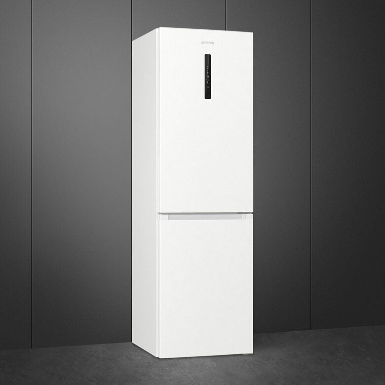 Smeg RC18WDNE Frigorifero Combinato A Libera Installazione,  No Frost, Ventilazione Multiflow, Classe E, Bianco
