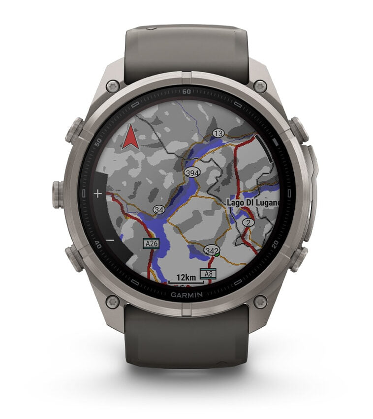Garmin fēnix 9 Pro 3,56 cm (1.4") AMOLED 47 mm Digitale 454 x 454 Pixel Touch screen Titanio Wi-Fi GPS (satellitare)